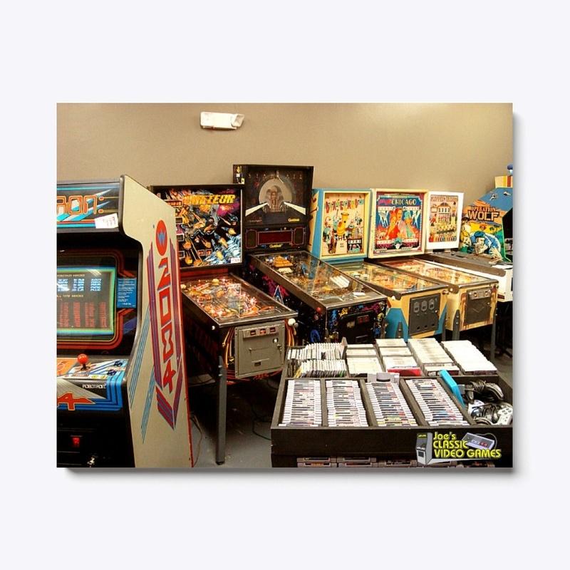 Classic Pinball Repair Shop Showroom